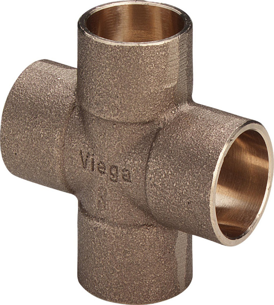 Крестовина 15 мм пайка VIEGA