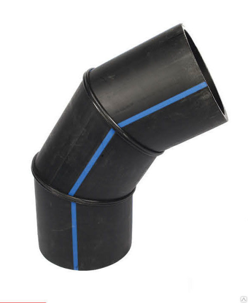 Отвод 90º ПЭ D110 SDR 26 4,2мм 