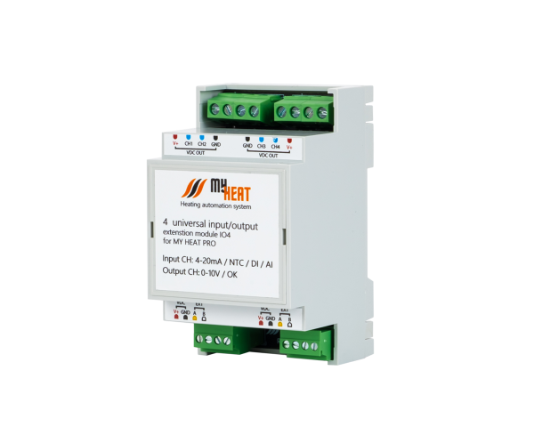 Блок расширения дискретно-аналоговых входов/выходов MyHeat
