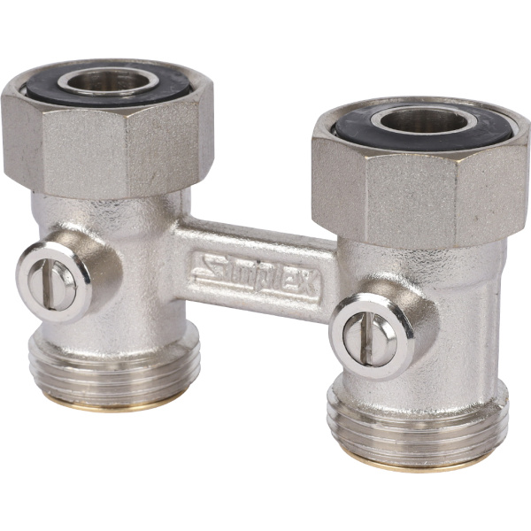 Узел нижнего подключения НВ Standart Line D2/50 прямой, 3/4x3/4" (c конусными вставками 3/4") Meibes