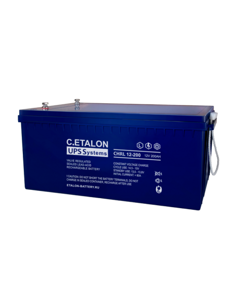 Аккумулятор C.ETALON CHRL AGM 200 Ач, 12 В