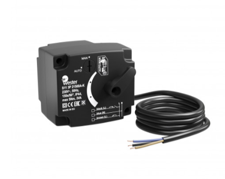 Привод Wester S11 3P 21500A-K 230 VAC 50 Hz 150s/90° 3-точ. SPDT  5 Nm