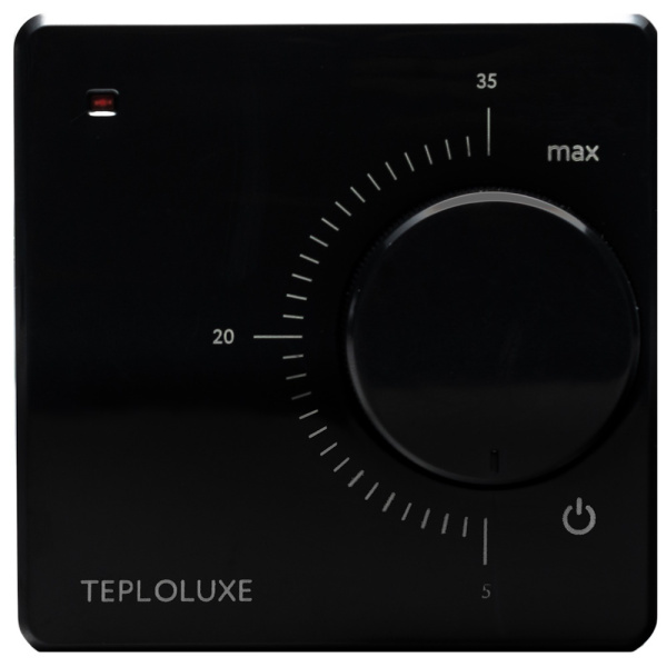 Терморегулятор мех. "Теплолюкс" LC 001 черный
