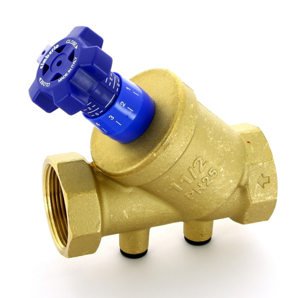 Вентиль баланс. DN40 1 1/2" CIM 787OT/2R (с заглушками) CIMBERIO