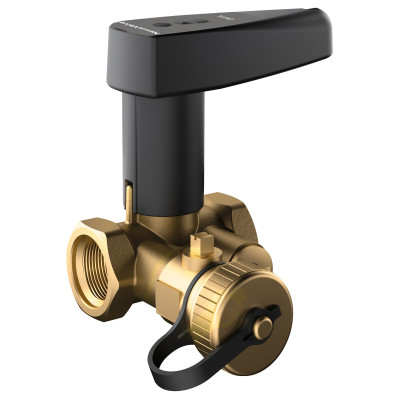 Запорный клапан DN32 1 1/4" (с дренажем, 15,5 Kvs) NexusValve Relax Meibes