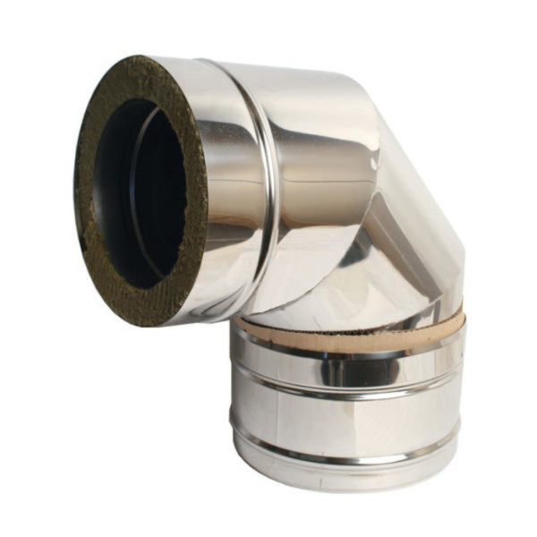 Отвод сэндвич D150/210 90 гр. (304/316L) Jeremias