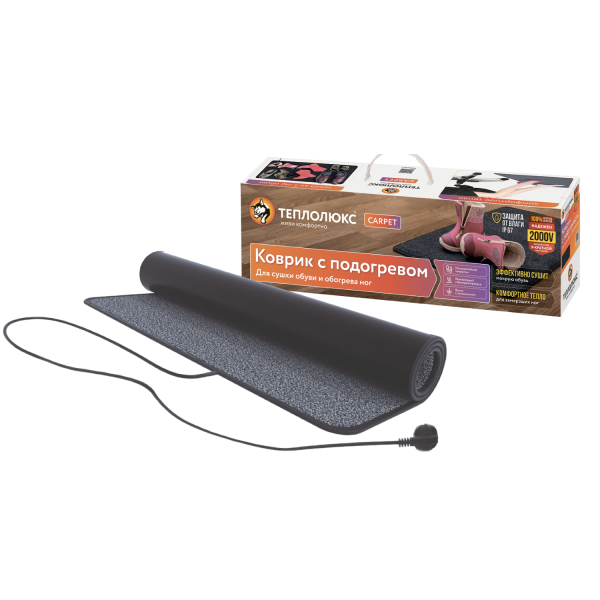 Коврик для сушки обуви и обогрева ног "Теплолюкс-carpet" (в коробке)(2217628)