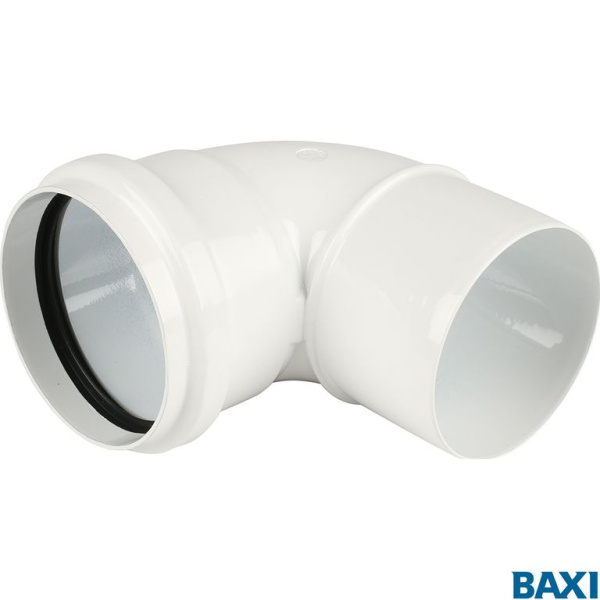 Отвод BAXI 90 град.диам. 80 мм