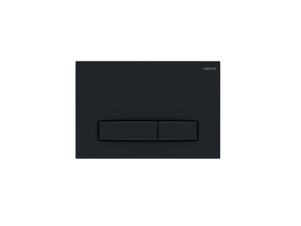 Панель смыва Slim Черный матовый (клавиша прямоугольная) AQUATEK