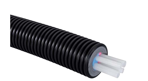 Труба в изоляции 2x32x2,9-28x4,0-18x2,5/175 (L=200 м) ECOFLEX QUATTRO UPONOR
