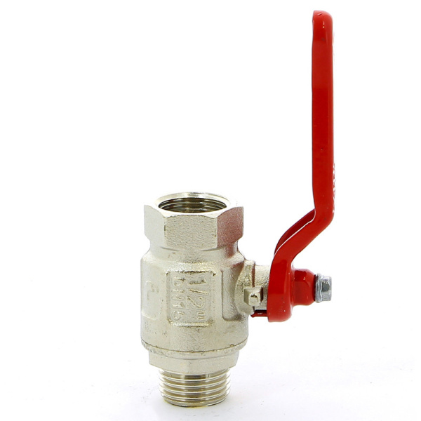 Кран шар.дл.руч. 1/2" ВН красная ITAP