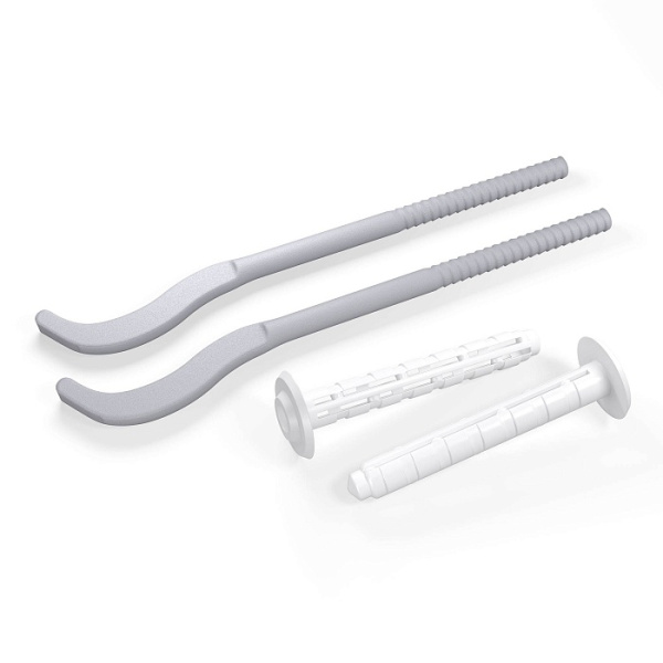 Кронштейны для радиатора 7,2x170 мм серебристые (плоский, с дюбелем, 2 шт.) Royal Thermo