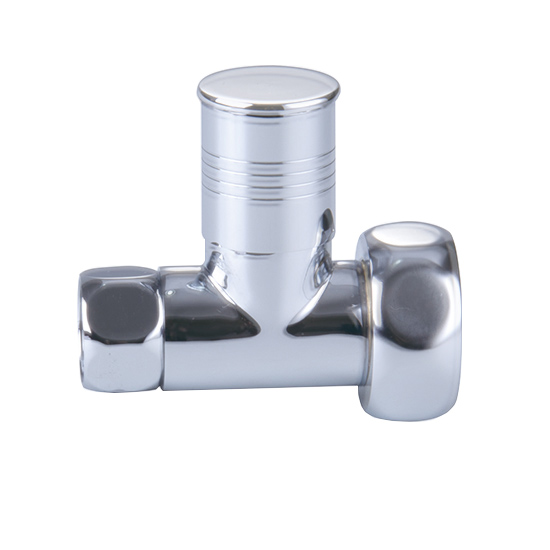 Кран для полотенцесушителя 1"x1" ВВ прямой (хром) LUXON