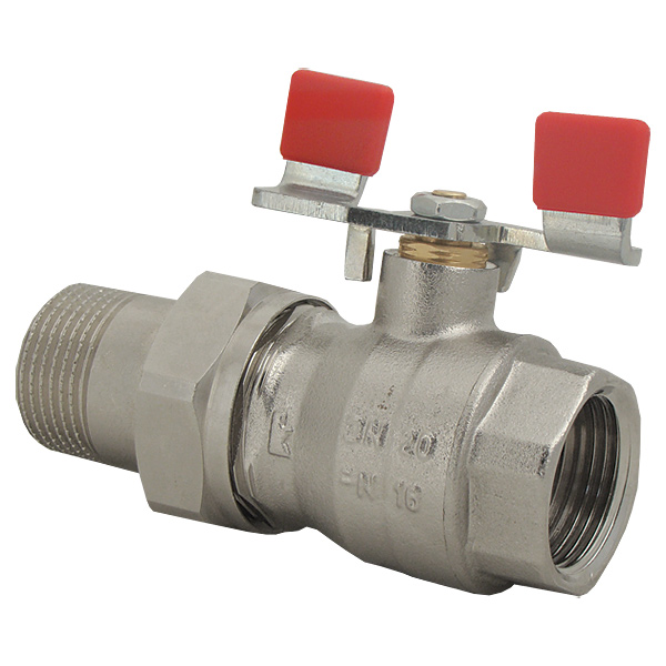 Кран шаровой DN20 3/4" ВР (американка) HERZ
