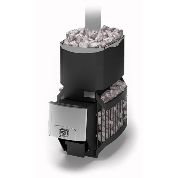 Печь для бани Русь-сетка 12 Л + Подарок: Лист предтопочный 500*700