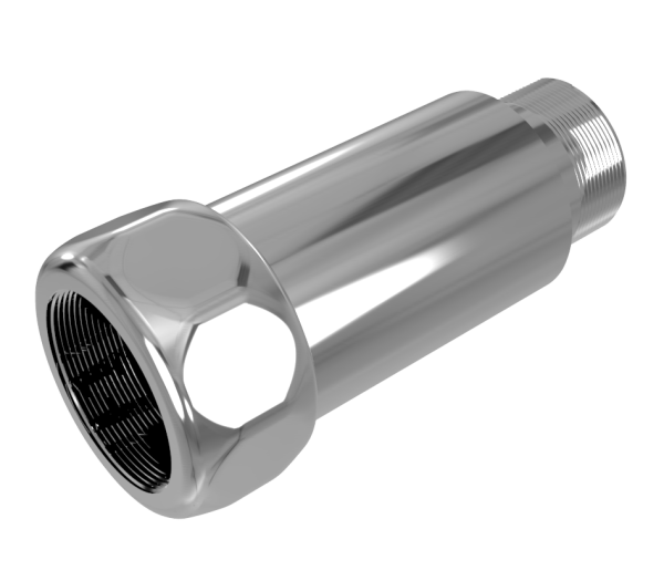 Соединение для полотенцесушителя 3/4"x3/4" ВН прямое (хром)