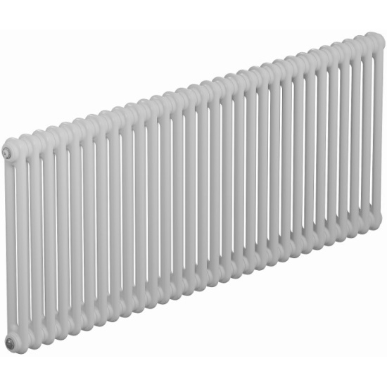 Радиатор стальной трубчатый Rifar TUBOG TUB 2057 20 секций, RAL9016 нижнее с термоклапаном