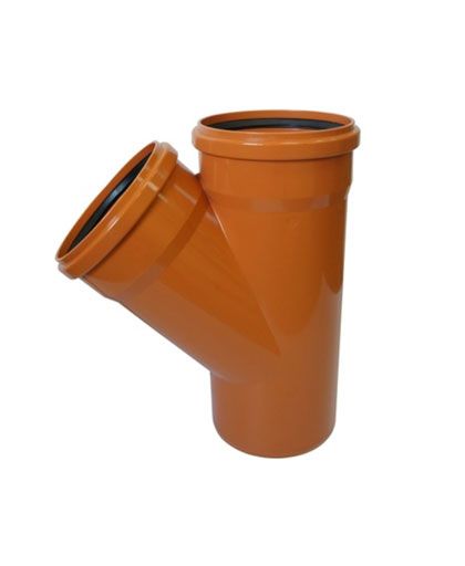 Тройник 160x160x45° Хемкор