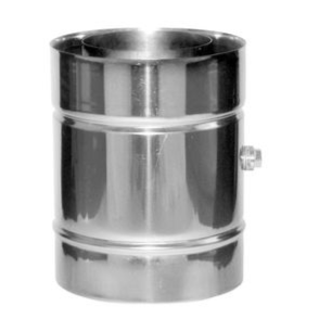 Труба D150 мм (250 мм)  (с отверстием для измерений, муфтой и заглушкой 1/2") Jeremias