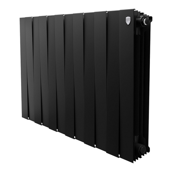Радиатор биметаллический Royal Thermo Piano Forte 500 [12 секций] Noir Sable