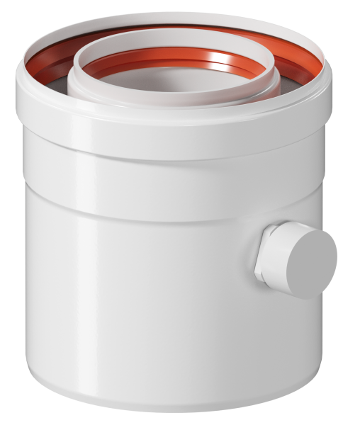 Конденсатоотводчик коаксиальный универсальный 80/125 KRATS