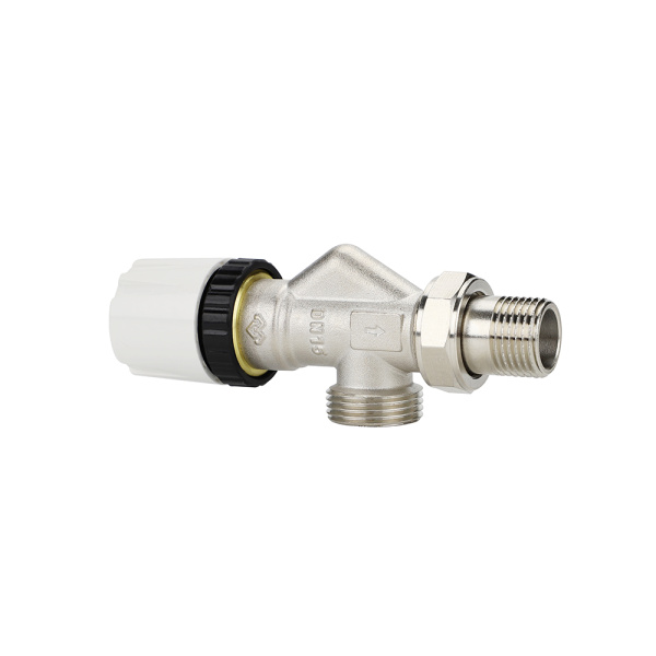 Вентиль НН 1/2"x3/4" ЕК термостатический, угловой, осевой, со сгоном VARMEGA