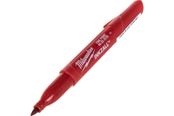 Маркер (красный, для стройплощадки, тонкий) Milwaukee INKZALL