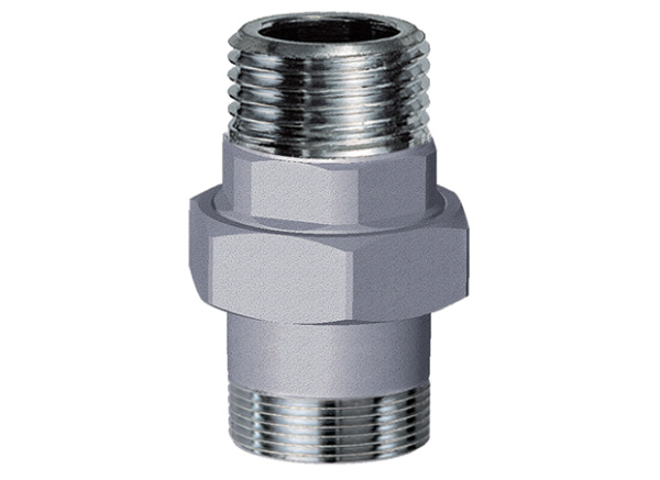 Прямой 3-х разъемный фитинг 1 1/4" (американка-НР) с PTFE уплотнением FAR