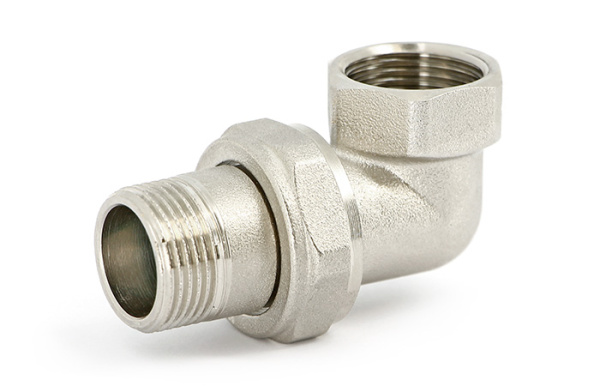 Сгон угловой 3/4" ник. UNI-FITT
