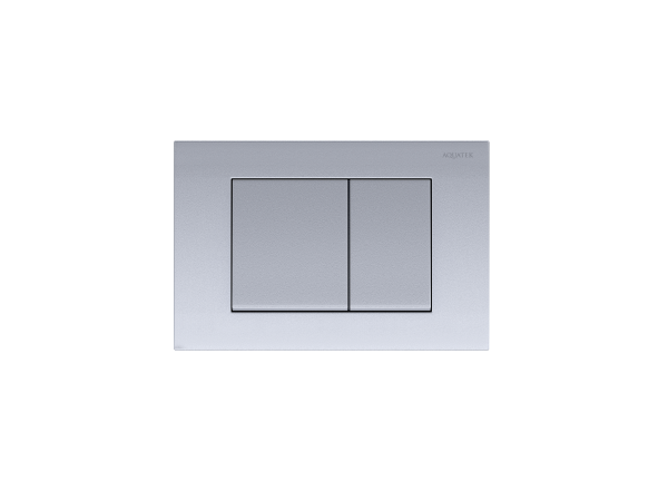 Панель смыва хром.матовая AQUATEK (клавиша квадрат)