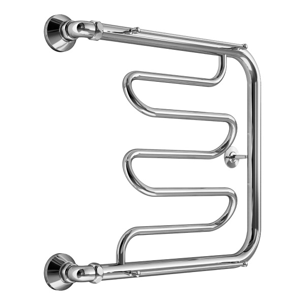 Полотенцесушитель Фокстрот Вид-27 1" (60х50 см) с полкой МАРГРОИД