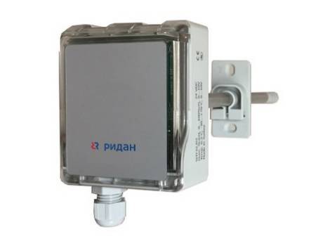 Канальный датчик влажности и температуры RHS440R Danfoss
