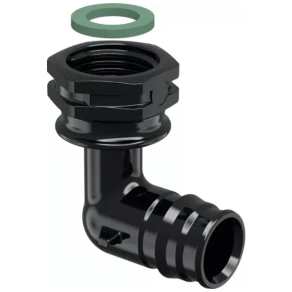 Угольник 20x1/2" (с накидной гайкой) PPSU UPONOR
