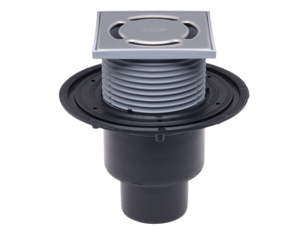 Трап для балконов и террас, с вертикальным выпуском DN50/75/110