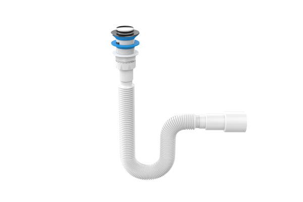 Сифон 1 1/2* 40/50 для умывальника с механизмом "click-cluck" NOVA Plastic
