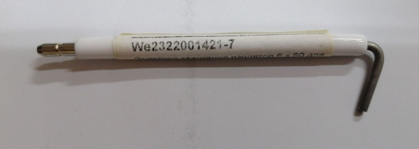 Электрод зажигания  изолятор 6*80 для горелок-WG5-40