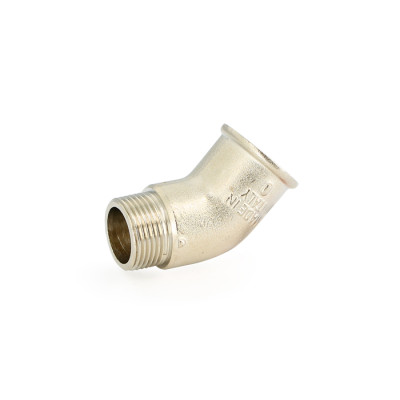 Уголок 1/2" 45гр. ВН ник. UNI-FITT