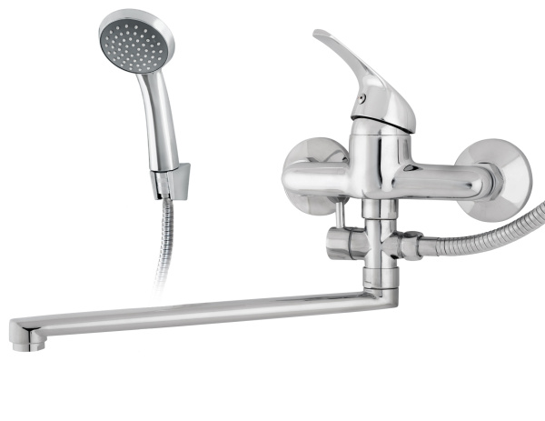 Смеситель для ванны, латунь, хром, излив 35 см ,30-06 RUSANT