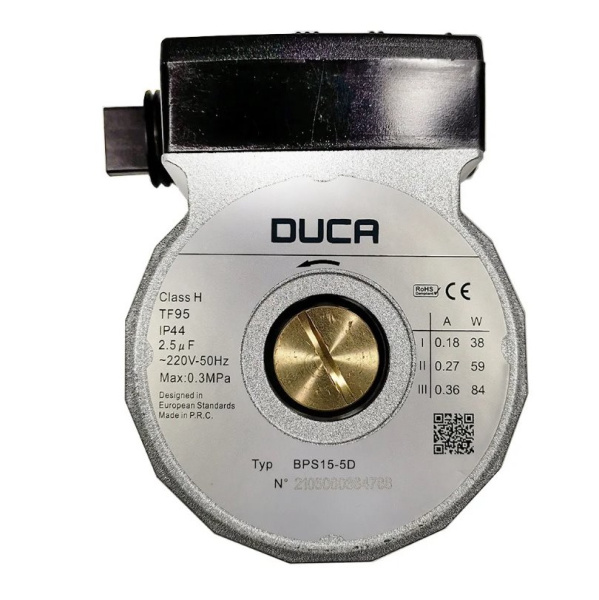 Насос DUCA BPS-15-5D, аналог Wilo TSL Bosch, Buderus, 84W Левый
