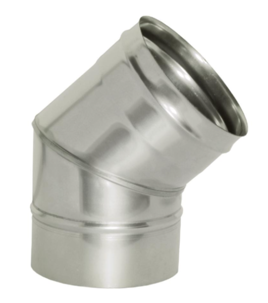 Отвод D180 45 гр. (430/0,8) Дымотек