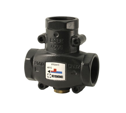 Термосмесительный клапан DN32 1 1/4" (14 Kvs, 60°) VTC511 ESBE