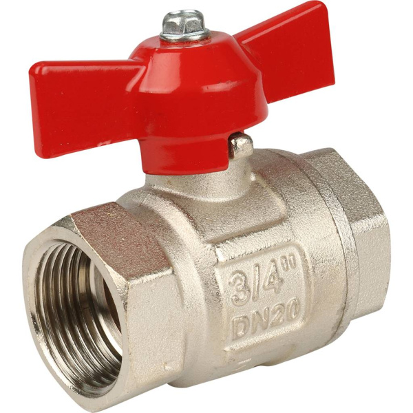 Кран шар.баб. 3/4" ВВ красная VIENNA ITAP