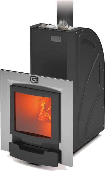 Печь для бани Каскад-12 Т Панорама (2018) (без Дверки с обрамлением 16")