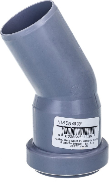 Отвод 40x30° однораст. OSTENDORF