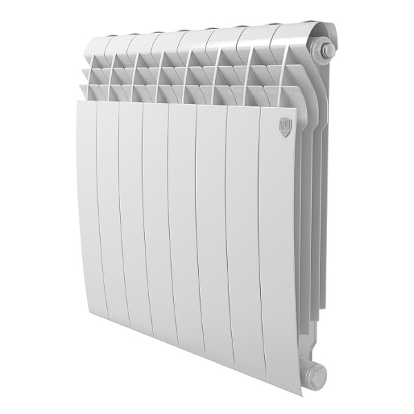 Радиатор биметаллический Royal Thermo Biliner 500 [8 секций] Bianco Traffico