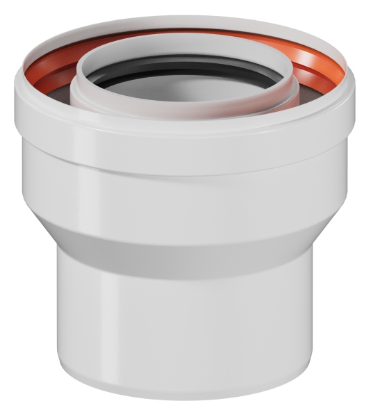 Переход конденсационный с 60/100 на 80/125 KRATS