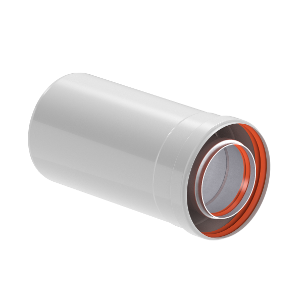 Удлинение коаксиальное 80/125 L=250 мм KRATS