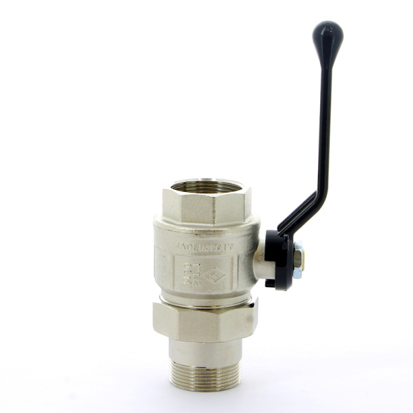 Кран шар.америк. 11/2" руч.черная NEW JERSEY BUGATTI