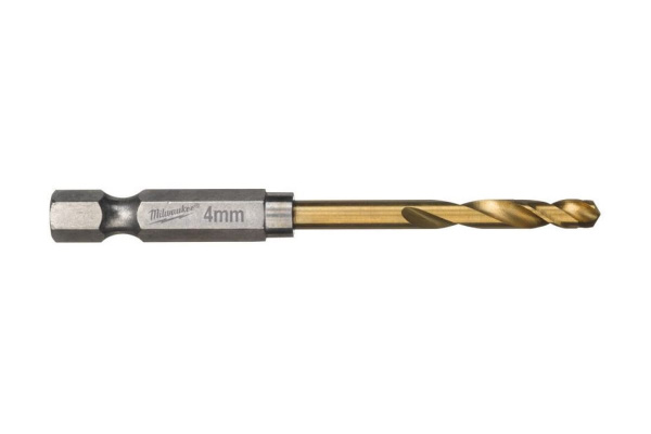 Сверло по металлу RedHEX HSS-G TiN (2 шт, 4х26х71.5 мм) Milwaukee