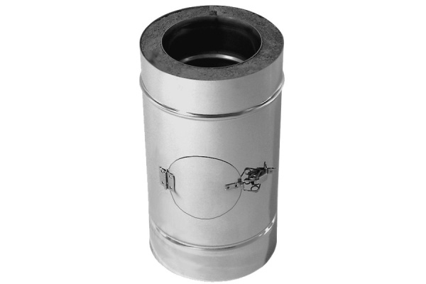 Труба сэндвич D200/260 (с лючком ревизии) (304/444) Jeremias